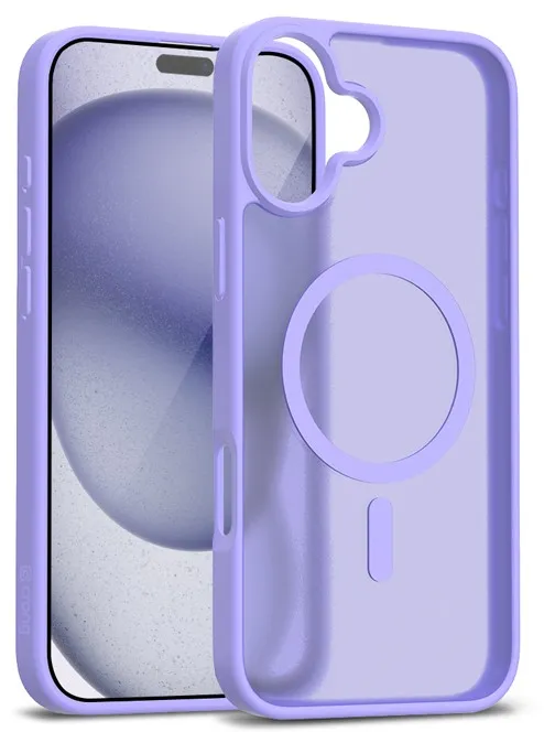 Case MagSafe iPhone 17 Lavender Hybrid Matte M