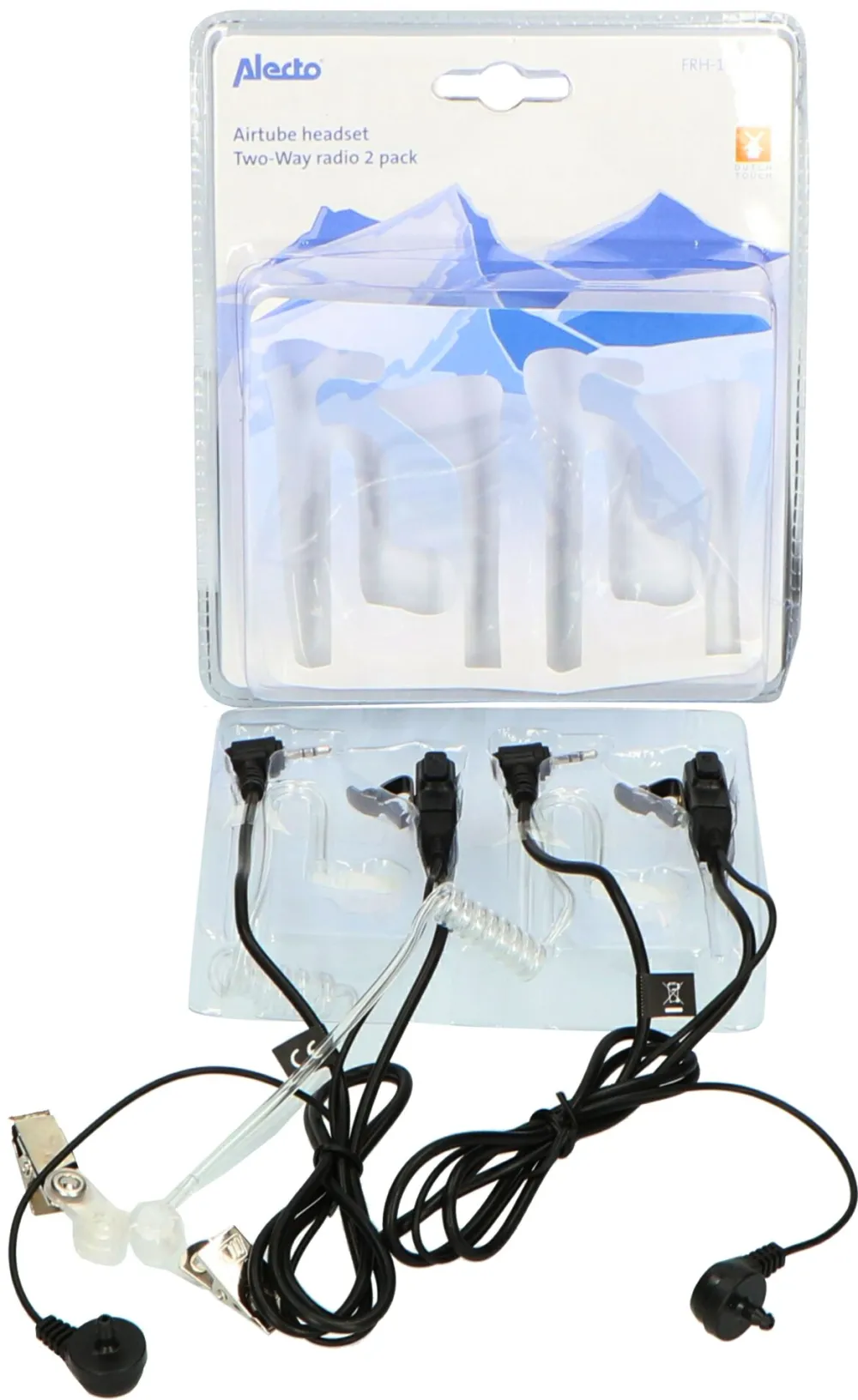 Alecto FRH-10 DUO Walkie Talkie Headset 2er-Pack