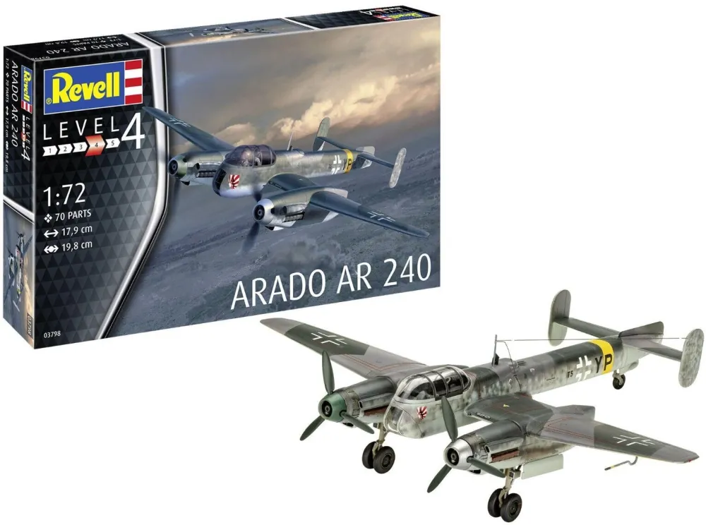 Plastic model Arado AR-240 1/72