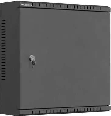 Cabinet metalic de perete LANBERG TPR 10" WAT1-4014-00B cu panou MESH 400x400x140 mm negru asamblat