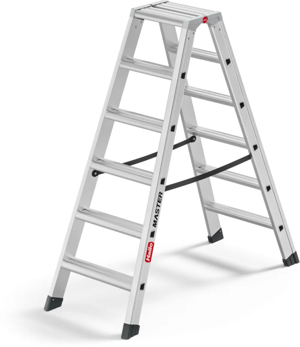 Hailo Master D100 2x6 Steps Double-Sided Stepladder