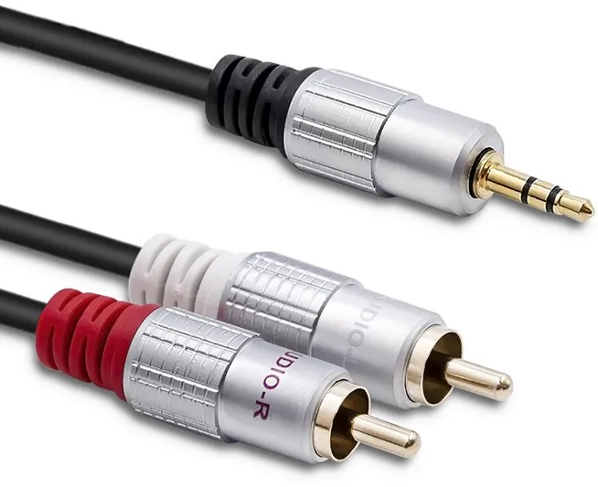 Cable 2xRCA Mini Jack 3.5mm