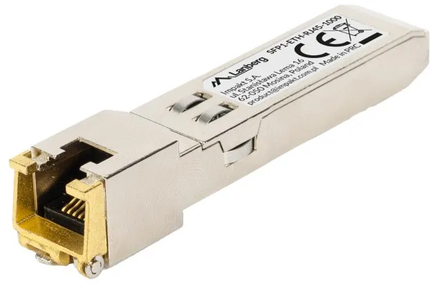 Module SFP RJ45 Ethernet 1Gb/s Gigabit 100m