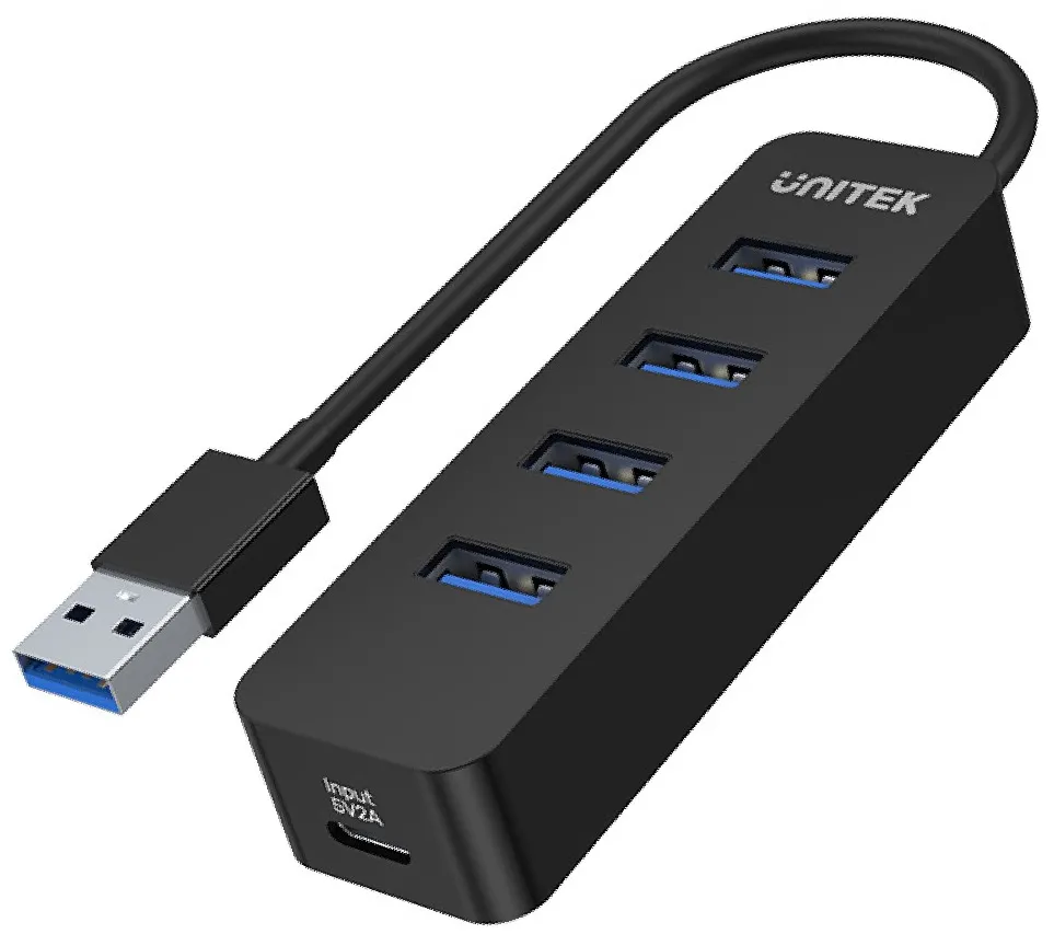 Hub USB Unitek USB-A 4X USB-A 3.1, ACTIVE,10W, H1117A