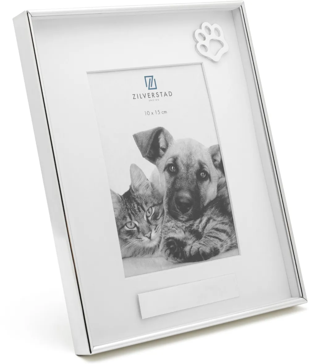 Zilverstad Photo Frame with Paw 10x15 Metal Portrait 7553231