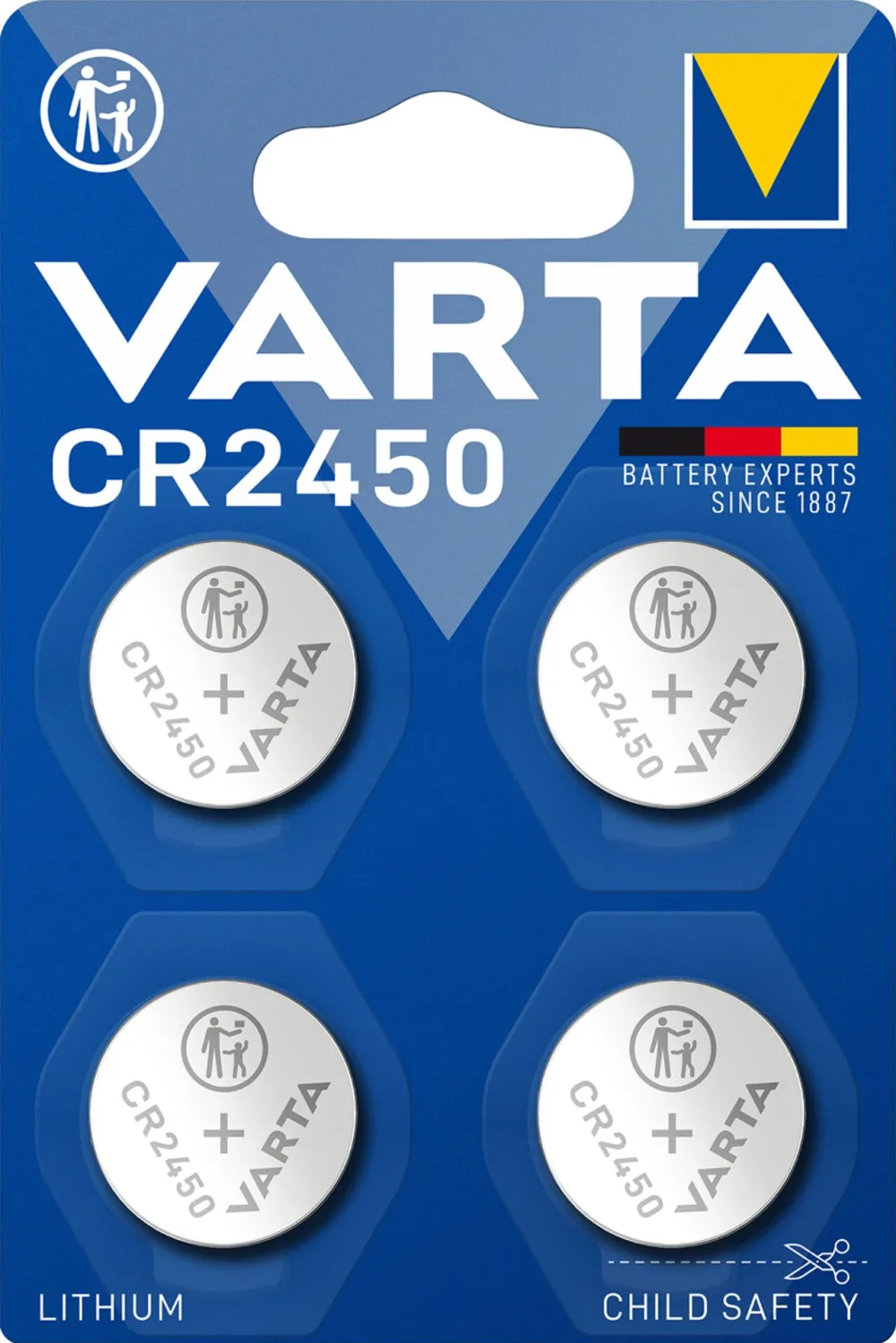 1x4 Varta electronic CR 2450 06450101404