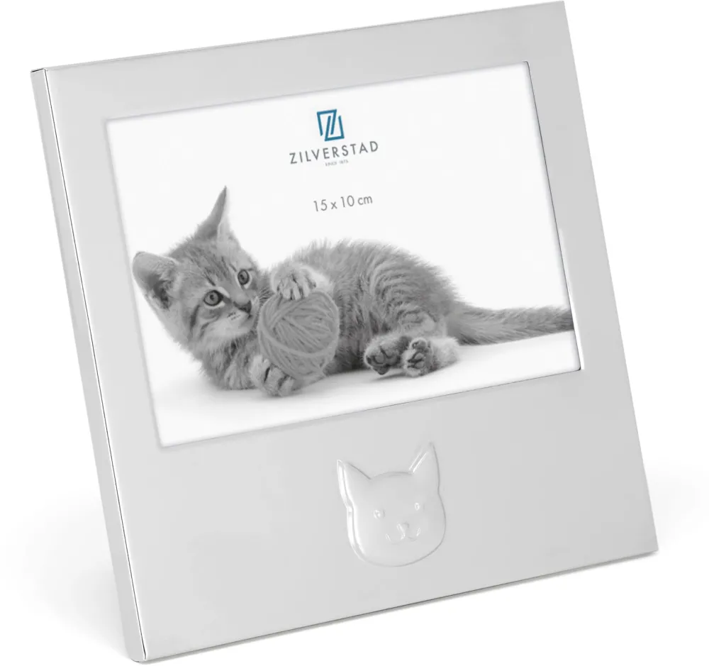 Zilverstad Cat             15x10 Metal Portrait 6917231