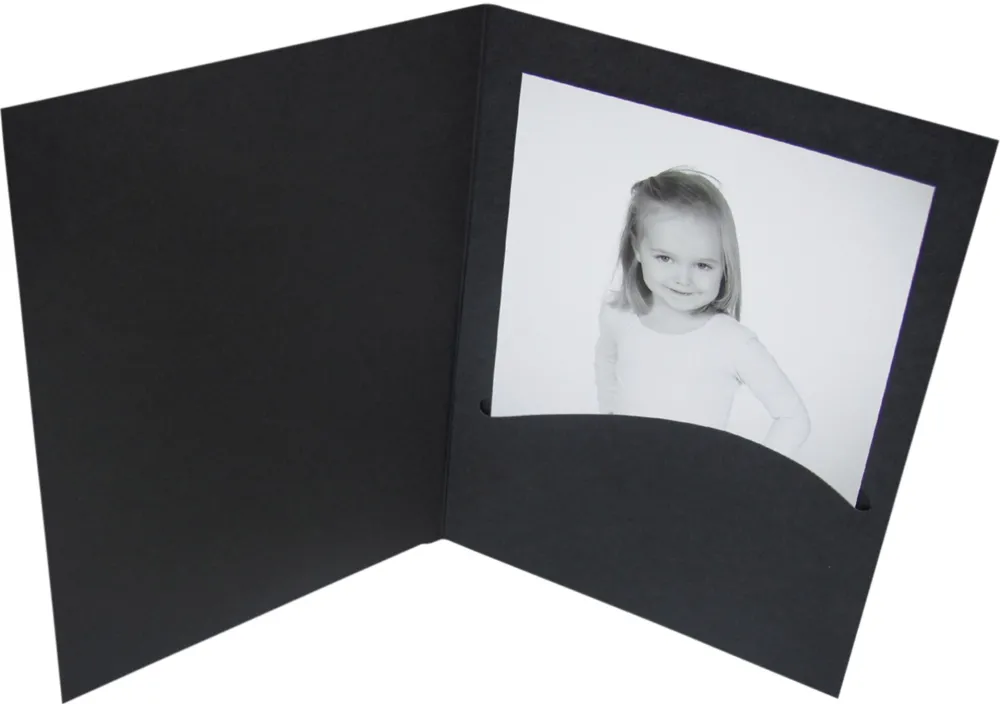 1x100 Daiber Portrait folders Profi-Line  13x18 black