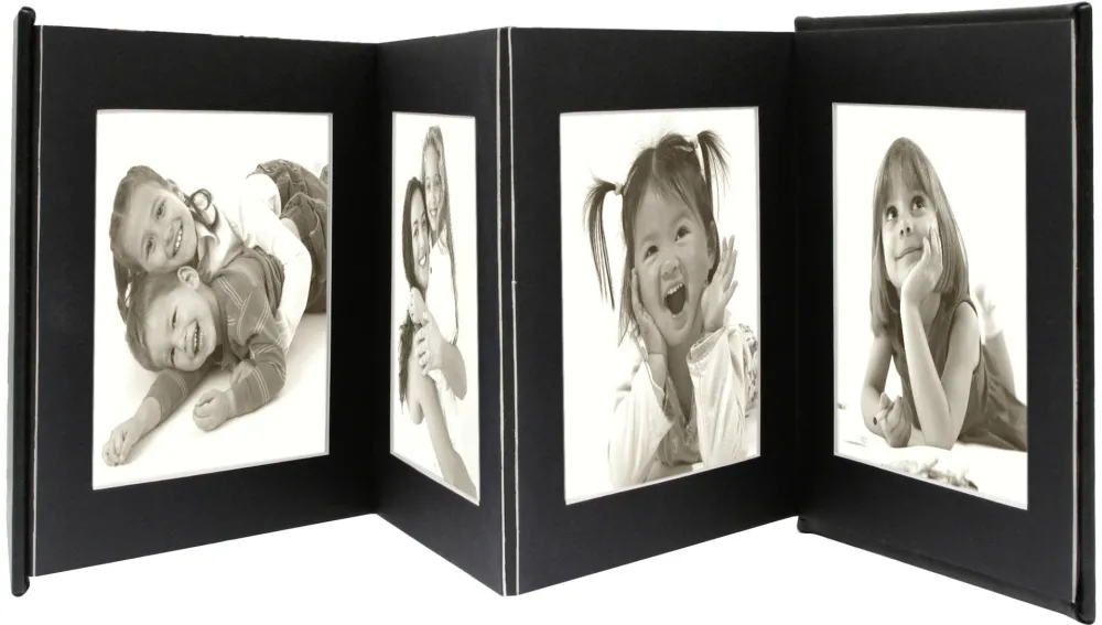 Deknudt Leporello black 8x10x15 8 photos              A66DC2 8PH