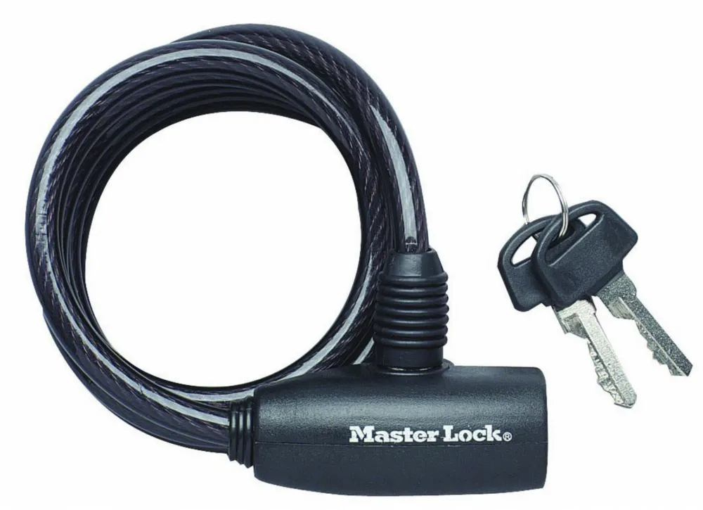 Master Lock Spiral Cable Lock 8mm 8126EURDPRO