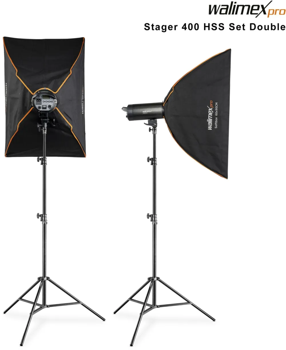 walimex pro Stager 400 HSS Set Double