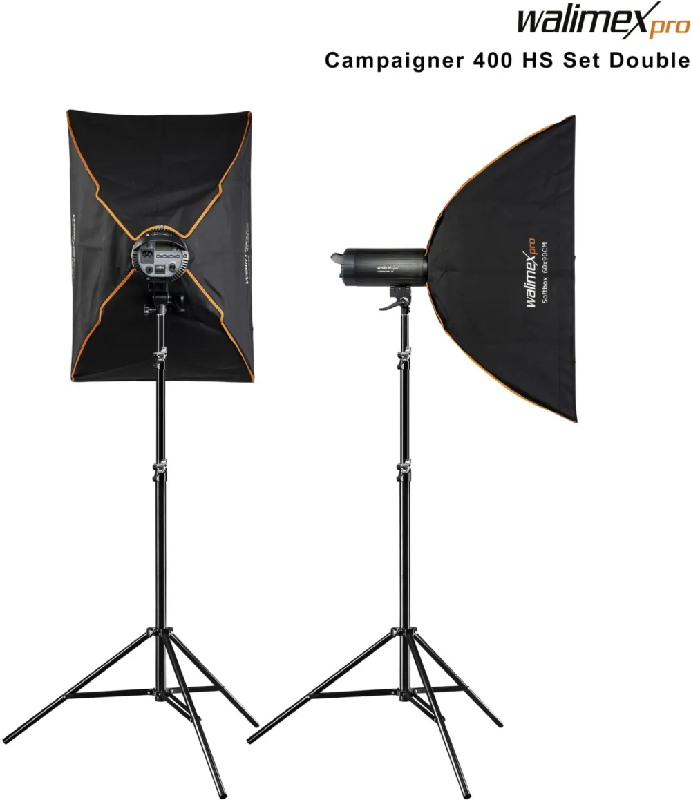 walimex pro Campaigner 400 HS Set Double