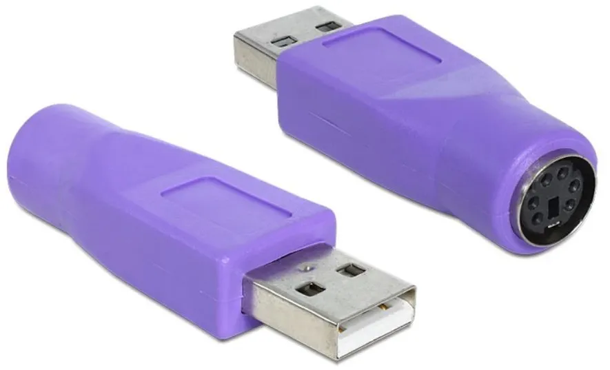 DELOCK USB Adapter USB A -> PS/2 St/Bu