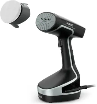 TEFAL Aparat de calcat cu abur pliabil Acces Steam Force DT8230E1, 2000W, 0.2L, Negru/Gri