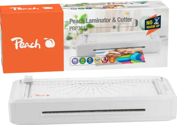 Peach Laminiergerät 2-in-1 Plug & Play A4 ohne Aufwärmzeit