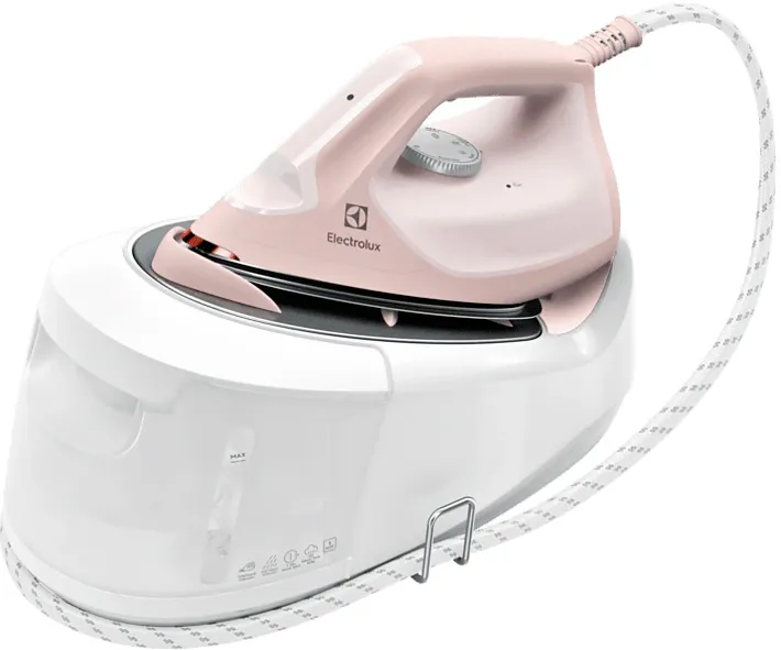 Statie de abur, Electrolux, Refine 600, 2000 W, 5 bar, Roz
