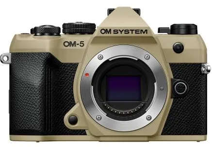 OM SYSTEM OM-5 II body sand beige