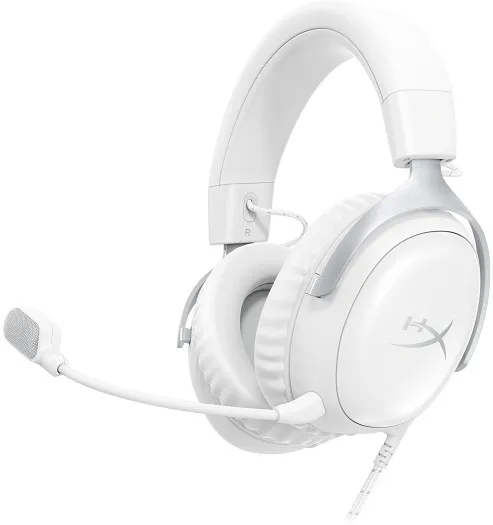 Casti Over-Head HyperX Cloud III Gaming Headset white - BS7C1AA