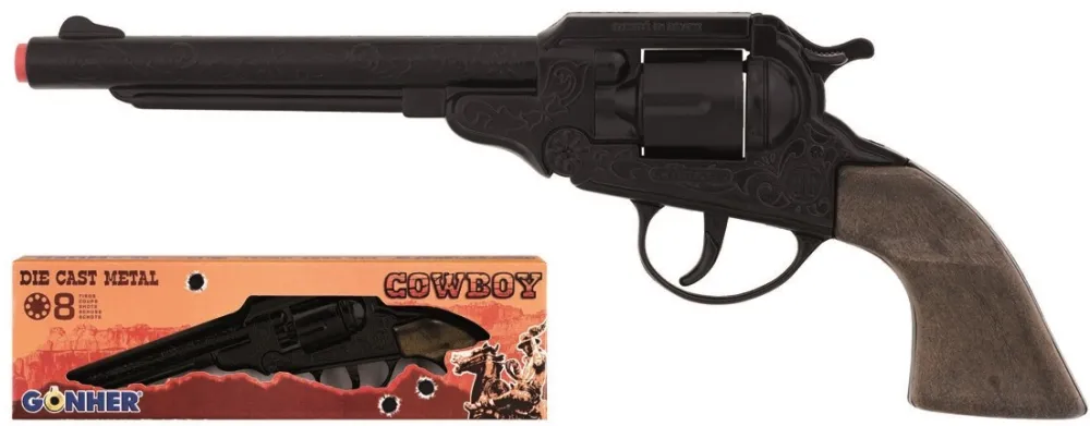 Cowboy revolver metal 8 rounds GONHER 88/6