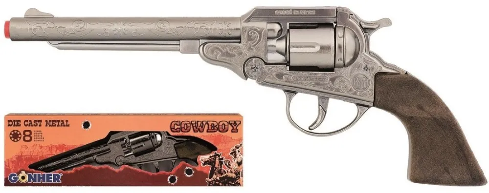 Cowboy revolver metal 8 rounds GONHER 88/0