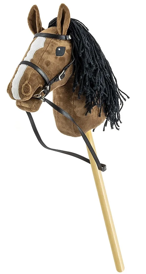 Horse on a stick Hobby Horse Dark Brown