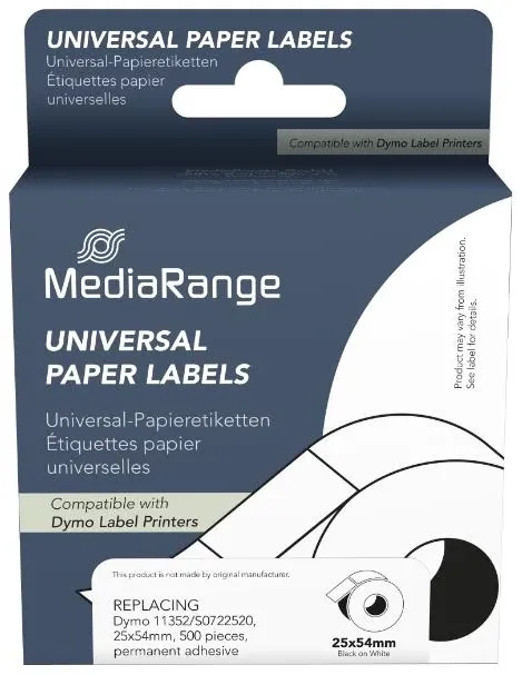 MediaRange Papieretiketten Dymo 11352/S0722520 25x54mm 500St