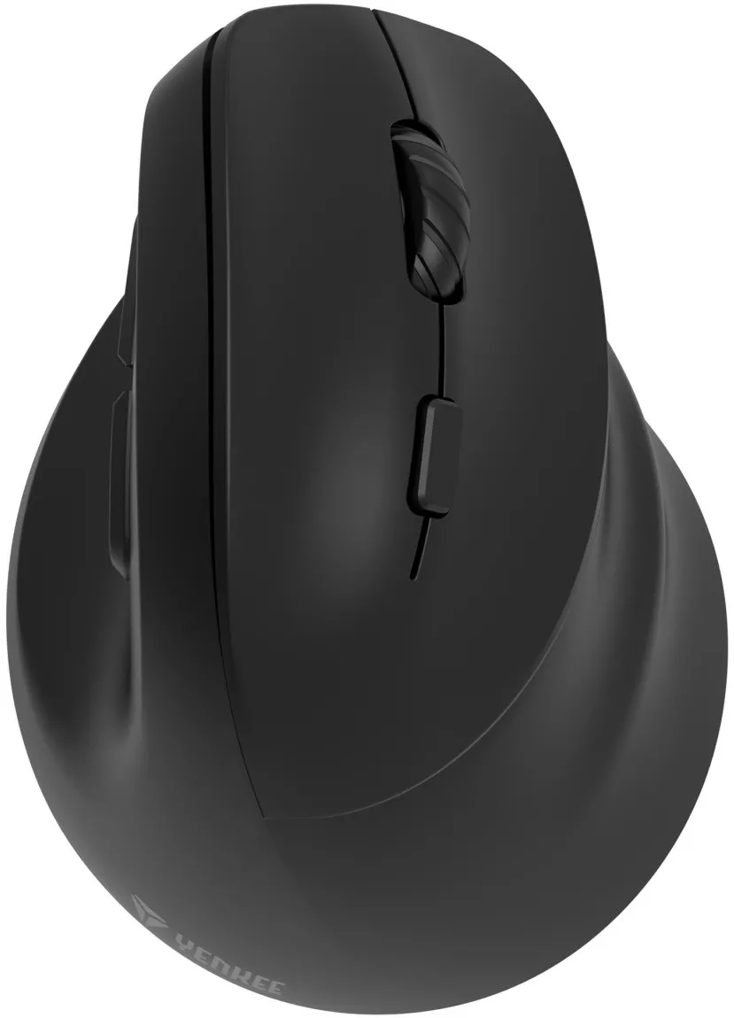 Ergonomic right-handed wireless mouse, Dual WL+BT
