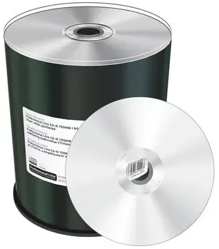 MediaRange Professional Line CD-R 700MB silber 100erCakebox