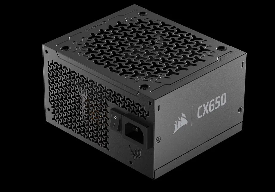 CX650, 650W, ATX 3.1, Low-Noise, Cybenetics Gold, Negru