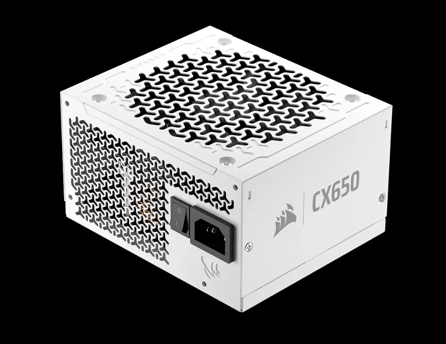 CX650, 650W, ATX 3.1, Low-Noise, Cybenetics Gold, Alb