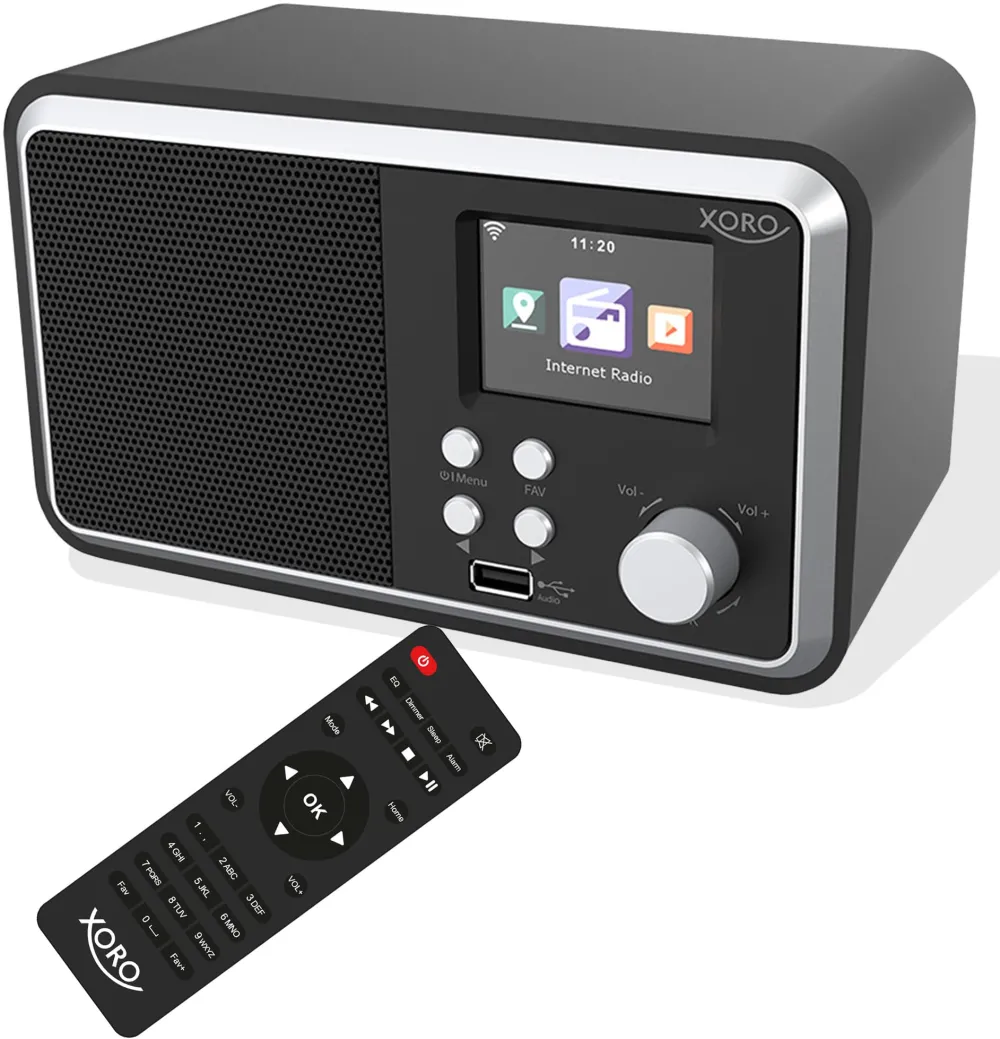 Xoro Internetradio DAB 300 IR DAB+ BT USB Farbdisplay