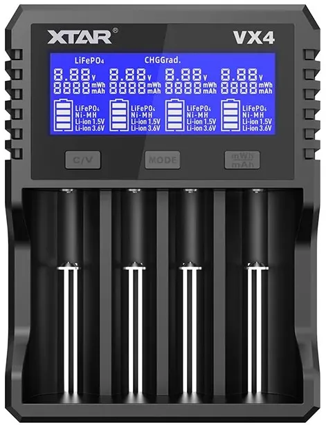 Battery charger LI-ION, LI-FEPO4, NI-MH XTAR VX