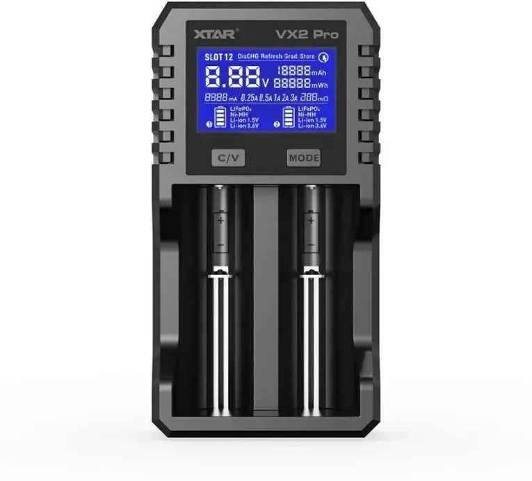 Battery charger LI-ION, LI-FEPO4, NI-MH VX2PROK