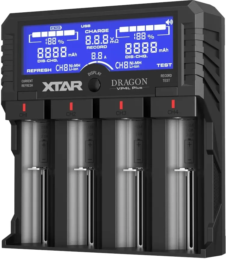 Battery charger LI-ION, NI-MH, NI-CD VP4L PLUS
