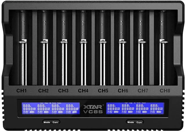 Battery charger LI-ION, NI-MH XTAR VC8S