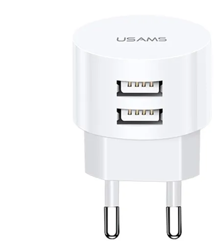 Charger T20 2XUSB 2,1A Round