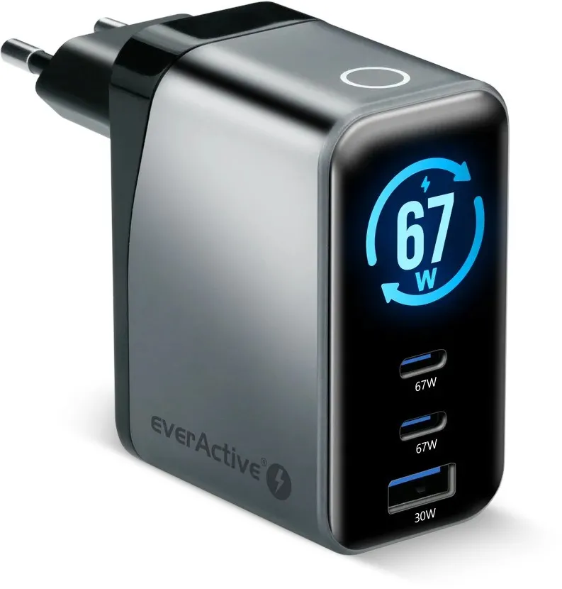 Incarcator everActive SC-670Q GaN 67W QC4+