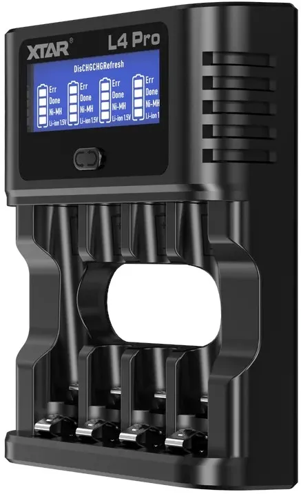 Battery charger Li-ion, NI0MH XTAR L4PRO