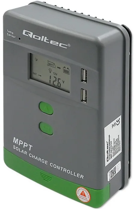 Solar charge controller MPPT 20A,12V 24V,2xUSB