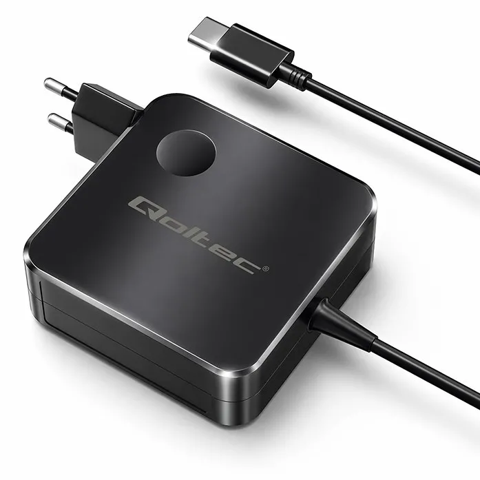 Incarcator GaN Qoltec 51778 65W USB-C PD PPS 5-21V