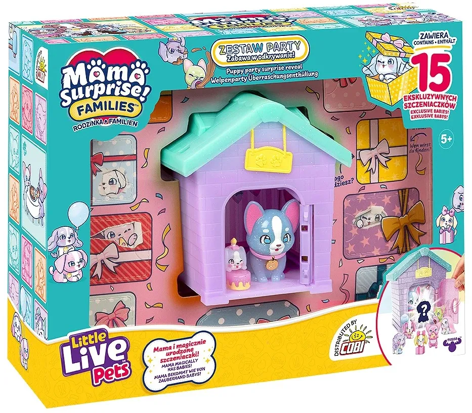 Figures set Little Live Pets - Families Moms House Party