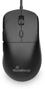 MediaRange Maus 6 Tasten kabelge. USB-C 800-2400 dpi sw