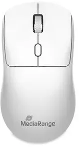MediaRange optische 4-Tasten Funk-Maus, Symmetrisch, ws