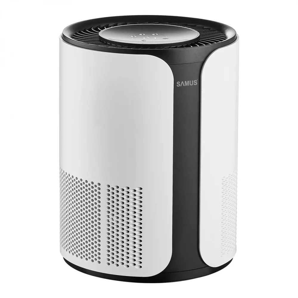 Purificator de aer Samus Aerya 18 Wifi, CADR 150 m3/h, Ionizare Aer, Touch Control, Alb