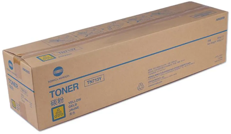 Konica-Minolta KonicaMinolta Toner TN-713 TN713 Yellow Gelb (A9K8250)