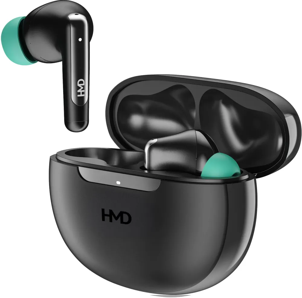 Casca bluetooth stereo DUB P60, ANC, TWS, Earbuds, 30 ore de autonomie, Negru