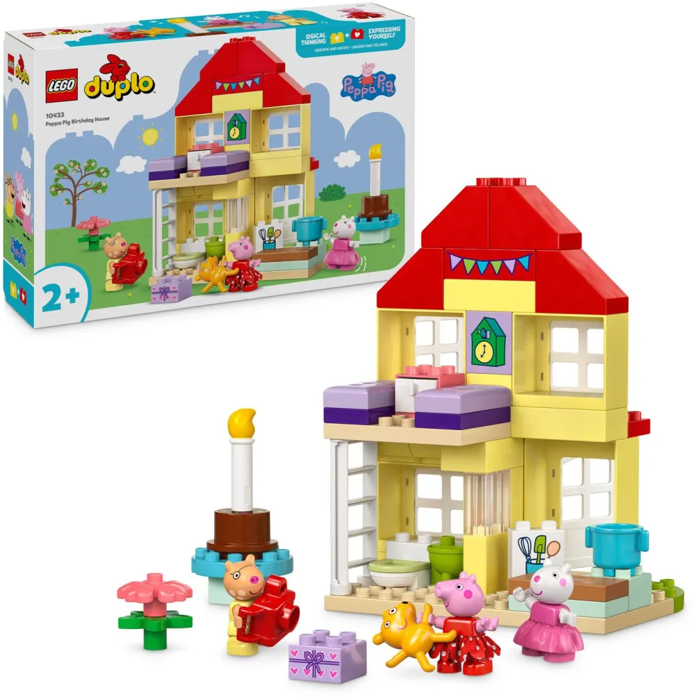 LEGO® DUPLO® - Casa aniversara a Purcelusei Peppa 10433, 59 piese