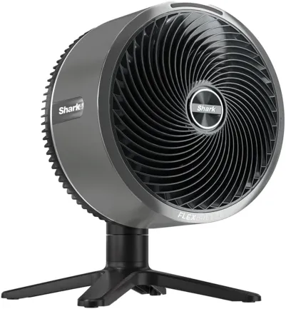 Ventilator portabil Shark FlexBreeze TableMateComp cu acc de pulverizare (nu este inclus), gri