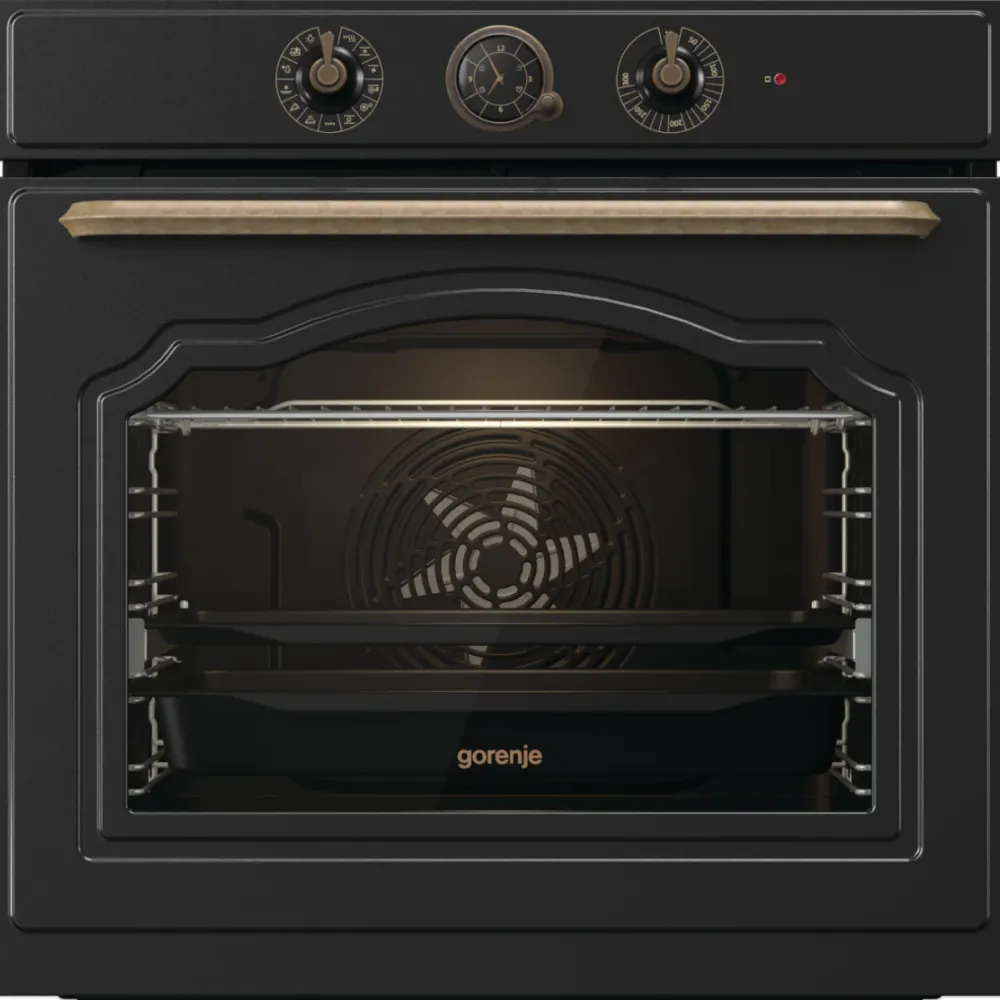 Cuptor incorporabil electric Gorenje BOS67372CLB 77 l AquaClean negru