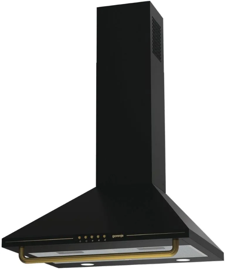 Hota decorativa Gorenje WHC63CLB 650 m3/h 60 cm neagra